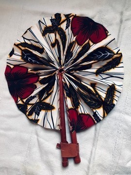 Leather and wax sinario fan