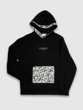 Anyama black kangoo hoodie