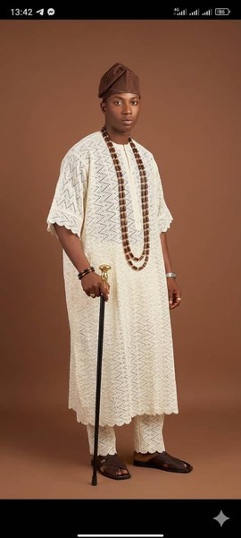Authentic men's two piece outfit