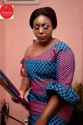 Aiesosa Ankara Fashion | Ankara Gown| Gifts For Her | Ankara Middle length dress| Ankara