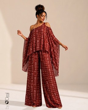 Magnificent wide pants and matching tunic set