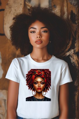 T-shirt « Black history baddy"