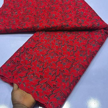 Tissu dentelle 5 yards