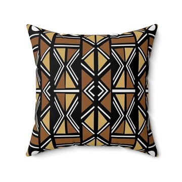 Cultural Unique Bath Mat White and Black Bathroom Rug (LARGER SIZES AVAILABLE)