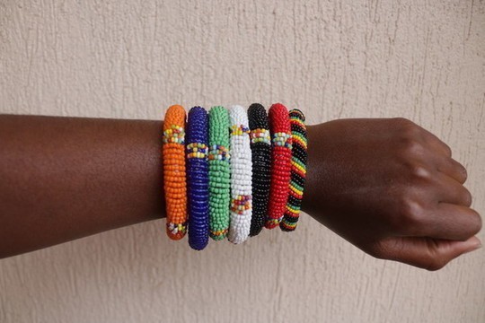 African Zulu beaded bracelet, Women bracelets, Tribal bracelets, Gift for her, Moms gift