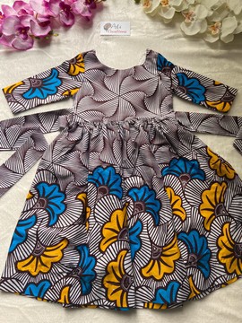 Beautiful girl dress in wax “Flower”