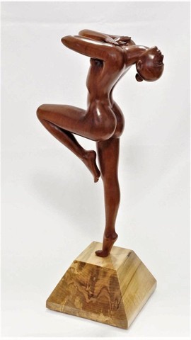 Handmade yoga postures sculpture/ decorative home decor sculpture