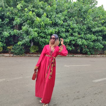 Long wrap kimono dress