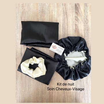 Hair care kit - satin nightcap - satin pillowcase - satin darling