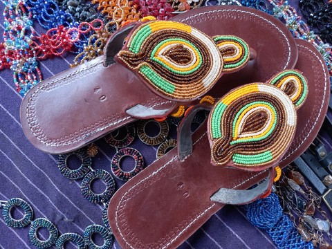 Masai sandals, Female sandals, Women sandals, African sandals