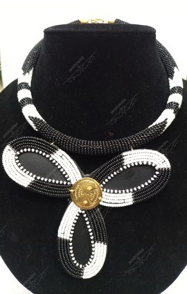 Collier femme perlé, tour de cou Maasai, collier de perles africaines, collier moderne