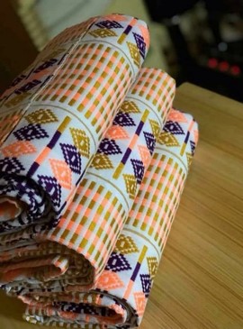 Ashanti Bonwire Kente -Hand woven