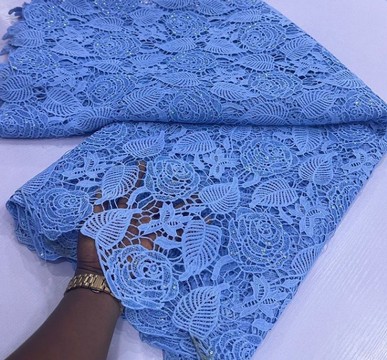Cord Lace fabric 5 yards