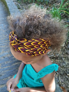 Little girl headband in wax