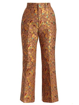 African damask boot cut trousers for men