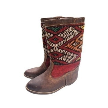Grande Vente! Bottes en cuir véritable artisanale fait main par des artisans du Maroc