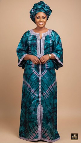 Tie-dye Kaftan
