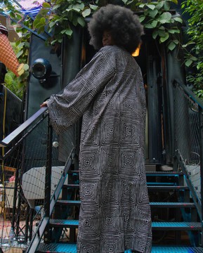 Oversized “Moka” kimono