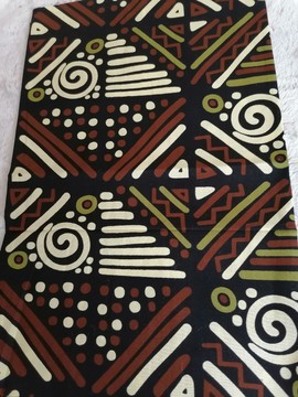 Wax fabrics 100% cotton 2 yards 1m80 "Bogolan"