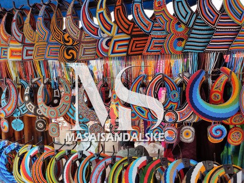 20 Gros collier Maasai, collier Bib, collier de perles en cuir, cadeau collier élégant