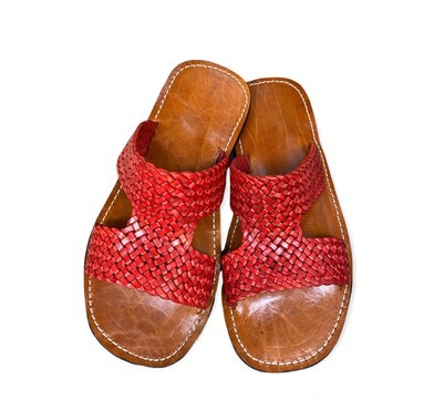 Sandale en vrai cuir Marron mode homme de très haute qualité