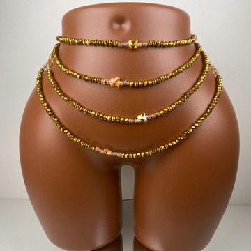 Bayas femme , baya chaîne de taille , bayas hanche ,perle de taille
