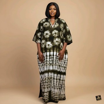 Forest Bloom Batik Bubu|Kaftan|Gown