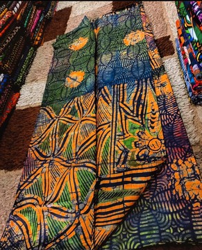 Handmade Nigerian Adire, Quality Nigeria Batik Fabric, 100% cotton, Wholesale adire batik fabric