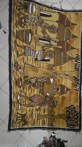 Genuine Bogolan painting from Mali