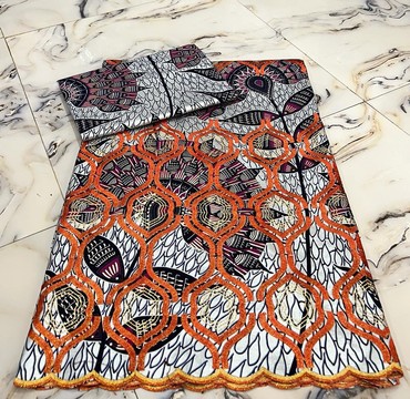 Embroidery Grand Glitter Super wax Vlisco/ Ankara Print