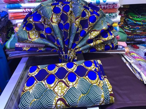 Wax fabric 6 yards