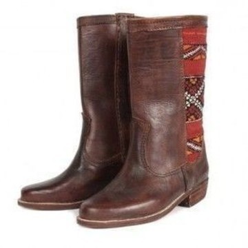 Grande Vente! Bottes en cuir véritable artisanale fait main par des artisans du Maroc