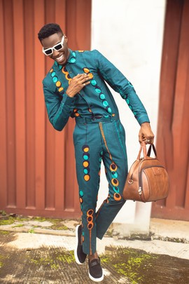 African Print two piece for Men, Ankara jacket and top for men, two piece set for men.