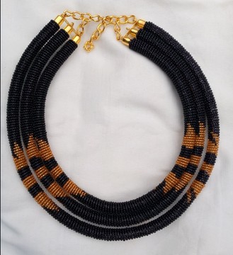 Collier 3 en 1/colliers zoulou/ collier maasai/ chaîne africaine
