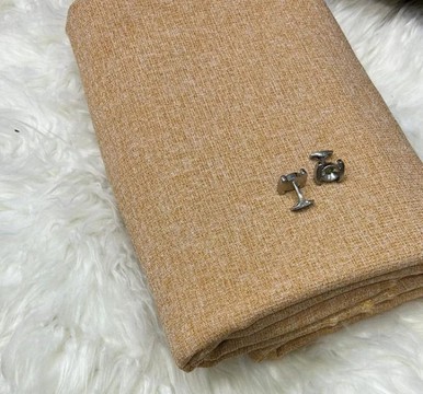 Sweet colour fabric, brown men fabric, cashmere, German wool (per yards)