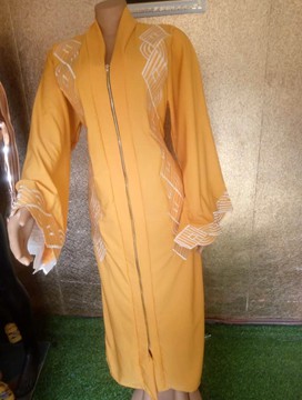 Embroidered abaya