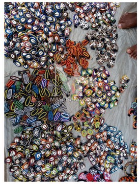 100 African beaded keychains , wholesale keychains , key holder , keychains wholesale