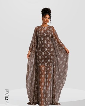 Robe longue épaules dénudées