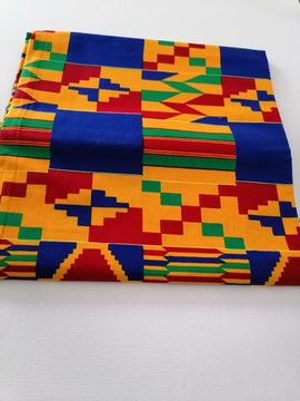 Wax fabrics 100% cotton 2 yards 1m80 "kente"