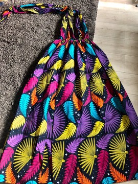Robe wax multicolore