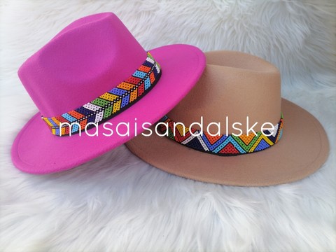 Chapeaux Fedora, chapeau fedora perlé africain