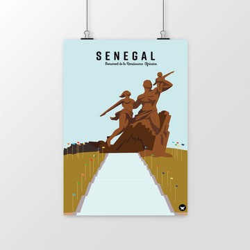 Affiche Murale-Sénégal,