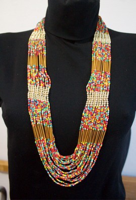 Long necklace "Annette Mbaye d'Erneville"