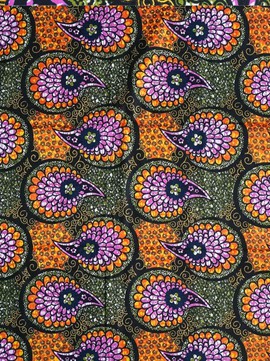 Tissu wax africain Ankara fabric imprimée wax motif se qualite