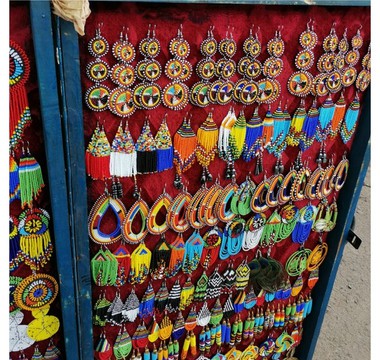12 pairs Tribal earrings,maasai earrings,beaded earrings,mixed color earrings