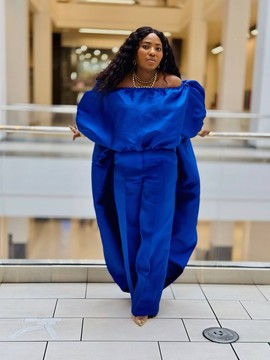 KESE ROYAL BLUE PANT SET