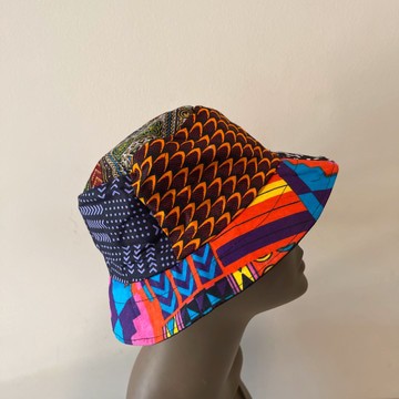 African Print Ankara Multicolor Bohemian Patchwork Bucket Hat