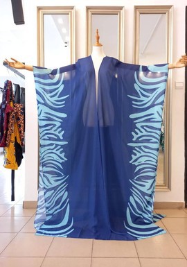 Sarong Assa Tiger black white