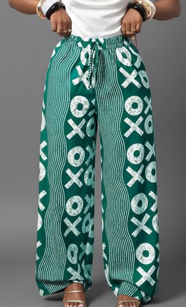 Wamiri High Waist Palazzo Trouser