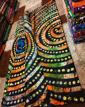 Handmade Nigerian Adire, Quality Nigeria Batik Fabric, 100% cotton, Wholesale adire batik fabric